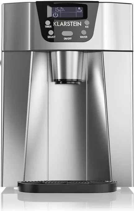 Klarstein Ice Volcano 2G, jégkocka készítő, 13 kg/24 h, jékockagyártó, LED, ezüst