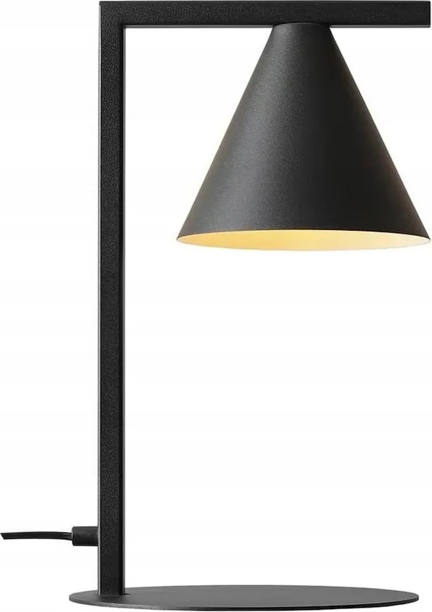 Asztali lámpa fekete modern olvasólámpa hálószobába Form XX