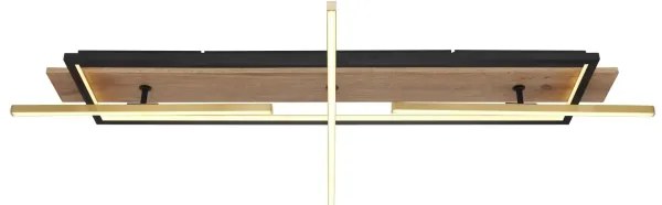 Globo 67296D2 - LED mennyezeti lámpa BEATRIX LED/48W/230V barna