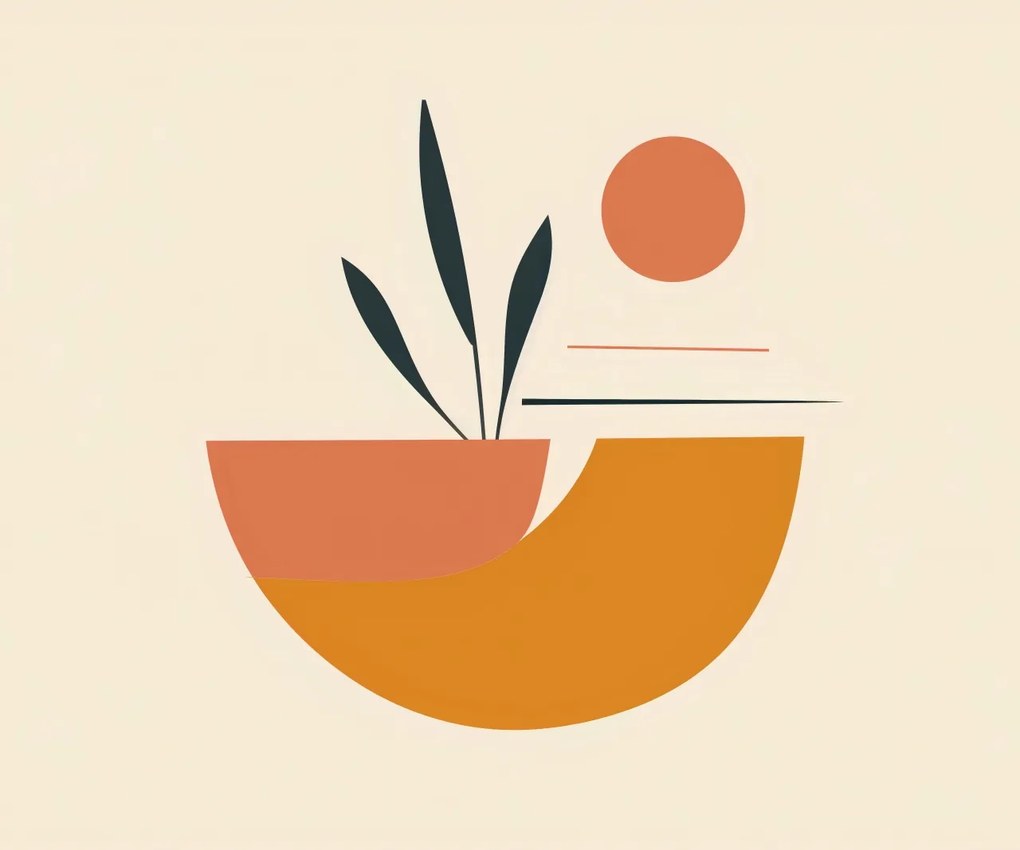 Poszter 60x50cm Minimalista Nyugat