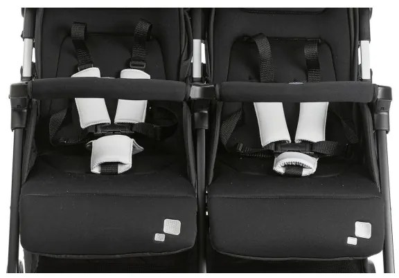 Chicco - Babakocsi ikreknek OHLALA TWIN Black Éjjel fekete