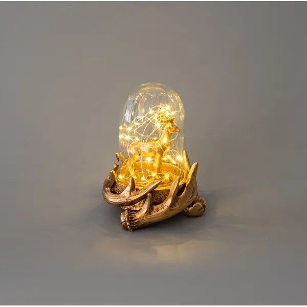 LED karácsonyi dekoráció 12xLED/3xAAA meleg fehér