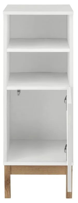Fehér alacsony fürdőszoba szekrény 30x86 cm Mirza - Støraa