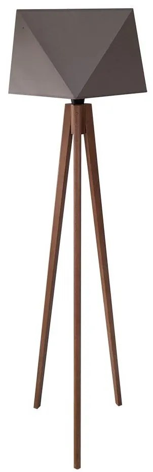 Állólámpa BAKARO 1xE27/60W/230V tölgy szürke