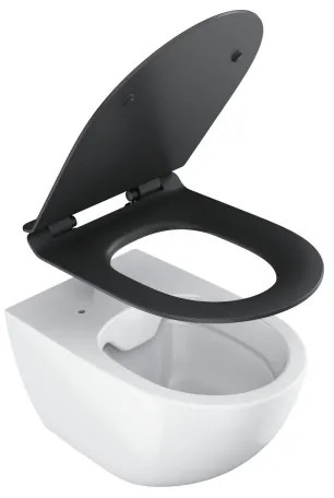 Ravak X01862 - WC-ülőke SoftClose VITA SLIM fekete