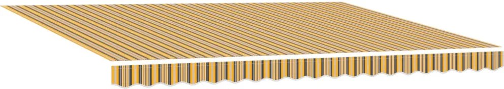 Behúzható napellenző Sokszínű 450 × 300 cm Poliészter és acél