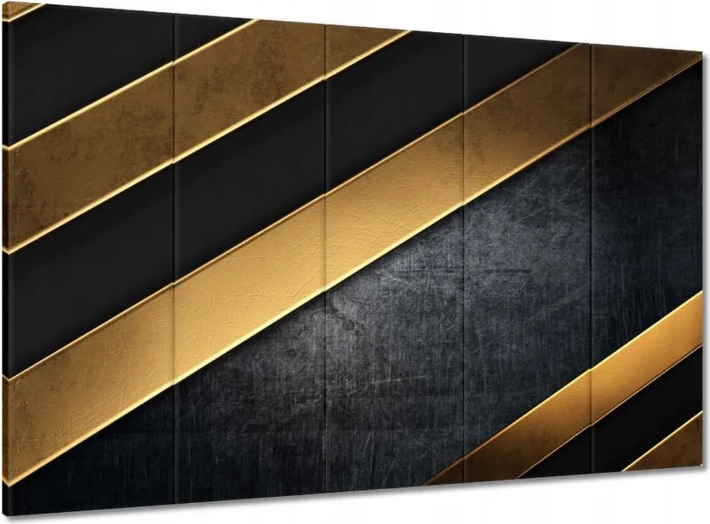 Vászonkép 100x70 Arany csíkok