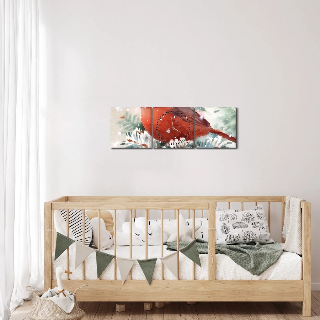 Kép - Bíboros (órával) (90x30 cm)