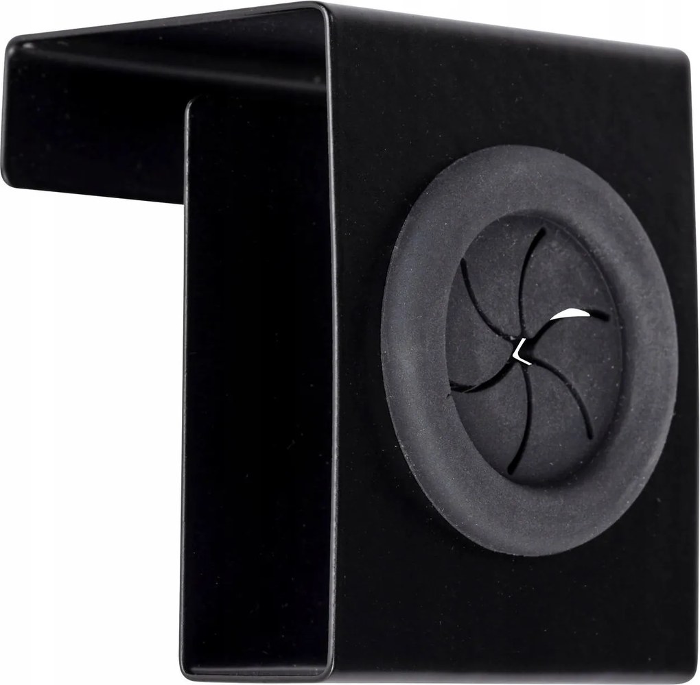 Konyhai Akasztó Rozsdamentes Acél 4X5X6CM Push Rendszer Antracit