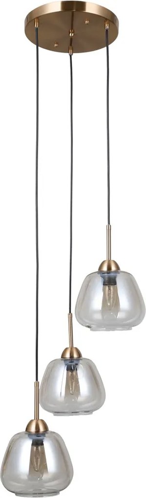 Italux modern függeszték felis borostyán arany itxpnd-40824-3-gd