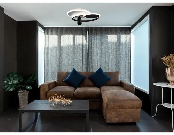 LED Dimmelhető lámpa LED/65W/230V 3000-6500K fehér/fekete + távirányítás