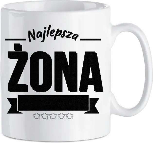 Kerámia bögre A legjobb feleség a világon Ajándék Valentin nap Feleség