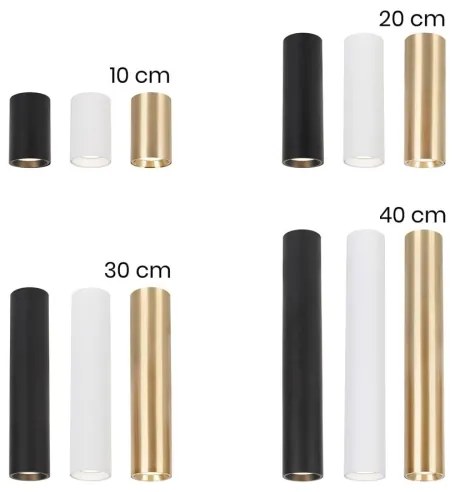 Spotlámpa GENESIS 1xGU10/8W/230V 40 cm arany