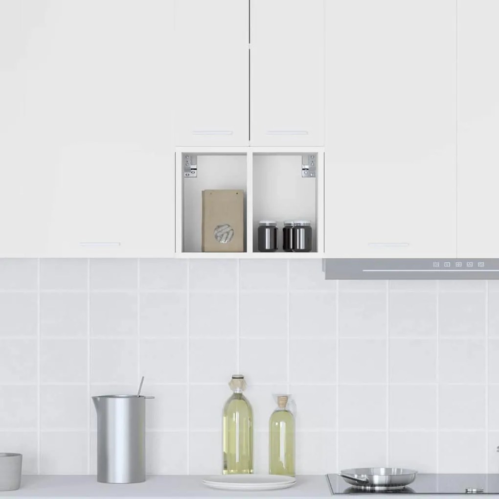 Függő szekrény polcokkal Riga Fehér 30 x 29,5 x 40 cm Faanyag