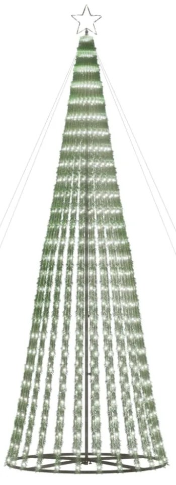 hideg fehér LED karácsonyfa 688 LED 300 cm