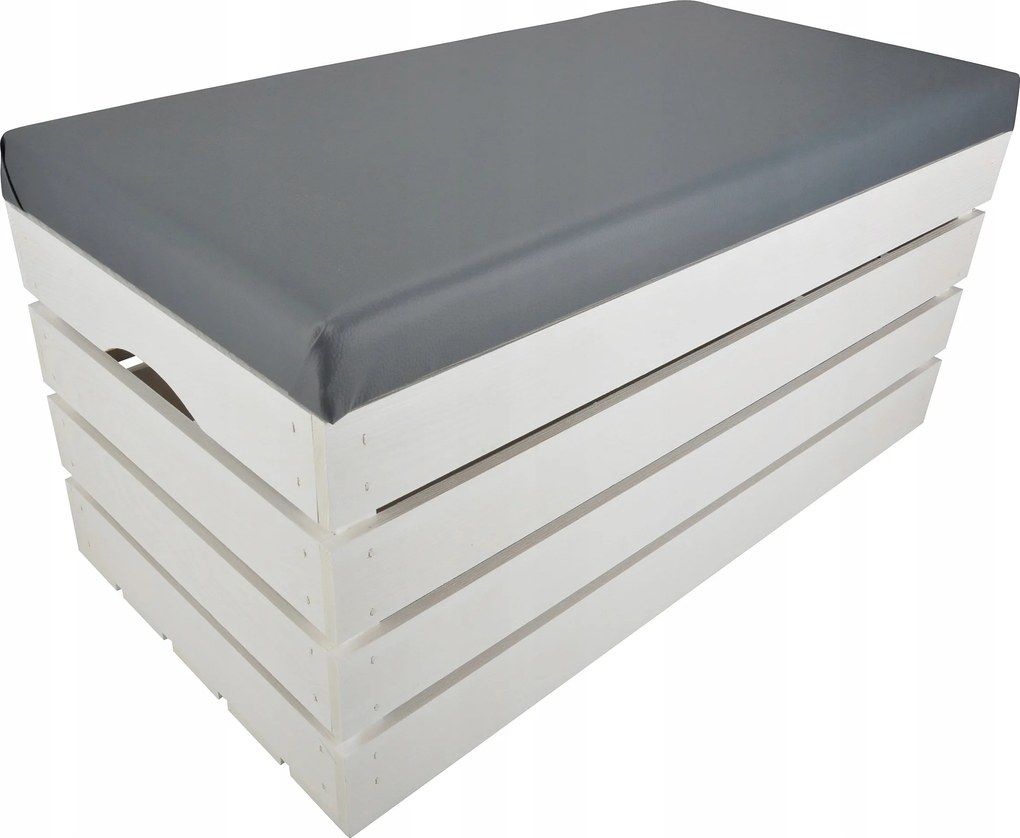 Láda Fehér Tároló Nagy Fa Láda Fenyő