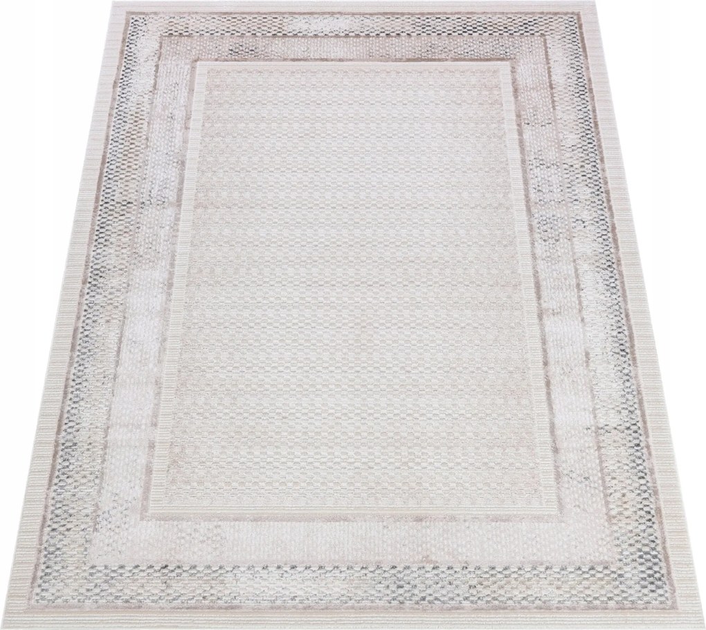 Komo Szőnyeg 160x230 Stílusos Modern fényes krém bézs w11