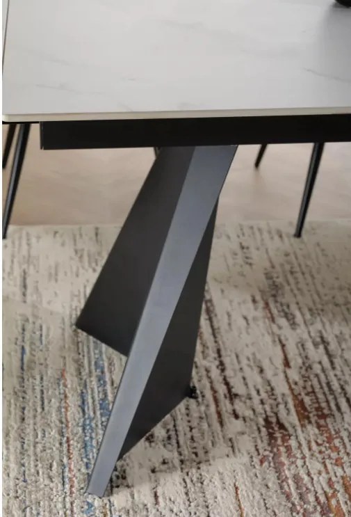 Laconi bővíthető étkezőasztal fehér 160-220 cm