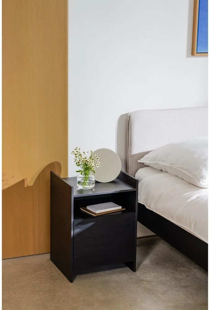 Fekete éjjeliszekrény Toopt – noo.ma