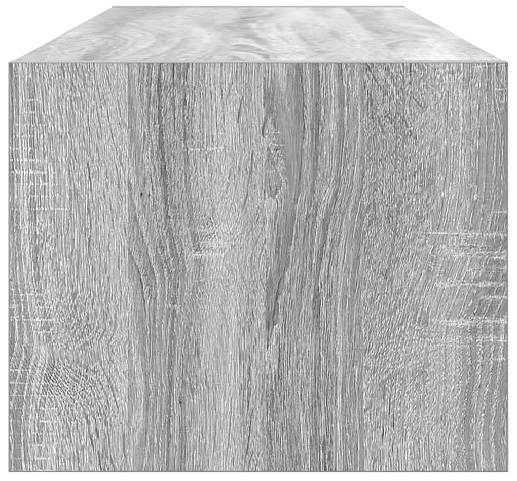 TV Szekrény Szürke Sonoma 100x31x25,5 cm Szerelt Fa