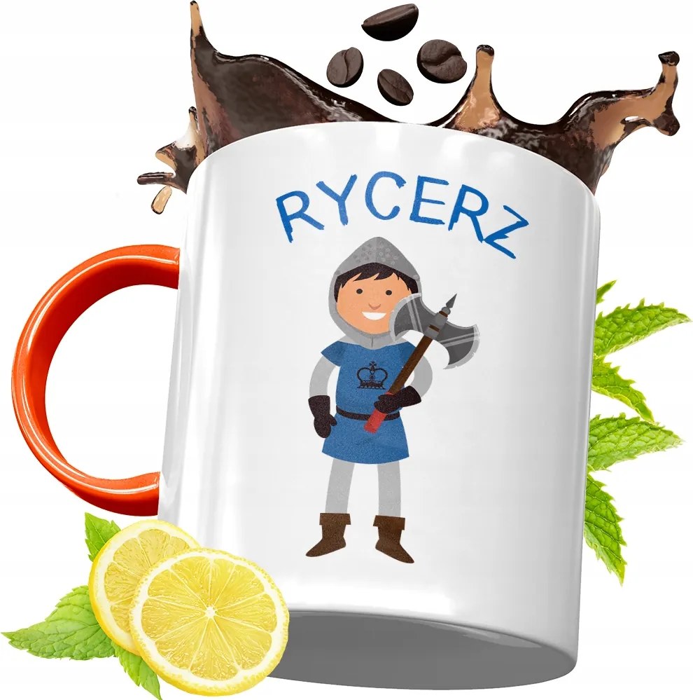 Narancssárga Bögre Gyerekeknek Gyereknapra, fényképes nyomattal