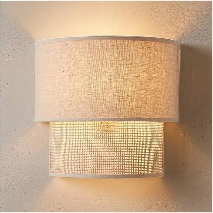 Brilagi - LED fali lámpa BOHO ECO 1xE27/10W/230V krémszínű