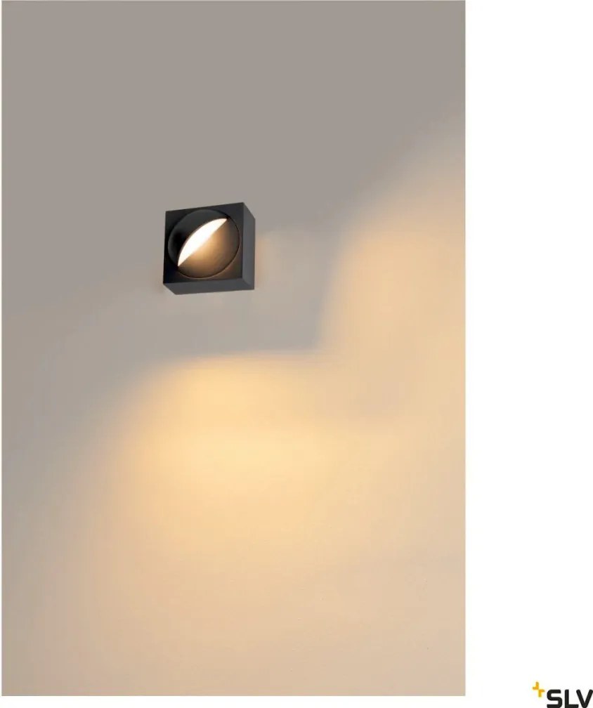 SLV 1007667 LID Modern Kültéri Fali Lámpa Antracit LED IP65