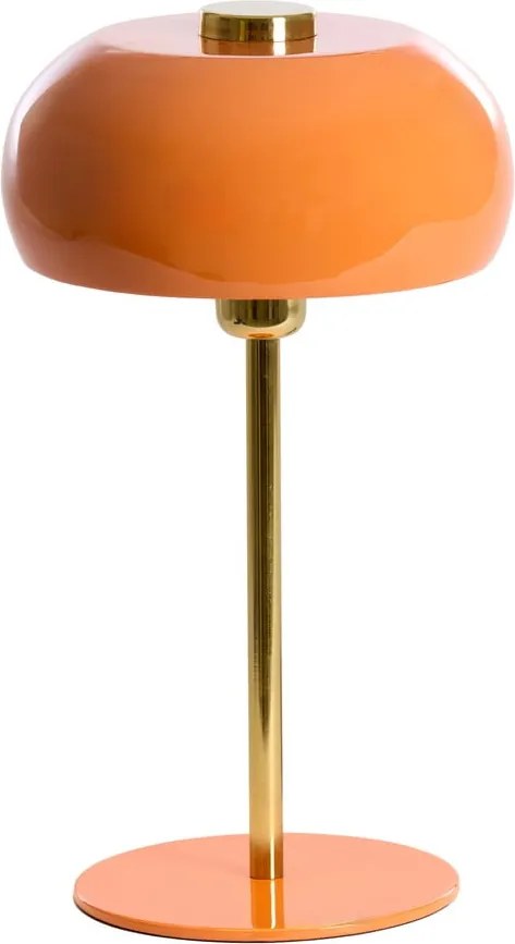 Narancssárga asztali lámpa fém búrával (magasság 40 cm) Surin – Light &amp; Living