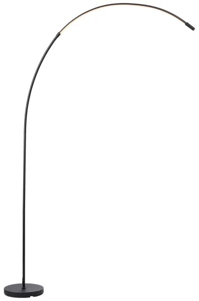 Brilliant - LED Dimmelhető érintős állólámpa BOW LED/14W/230V fekete