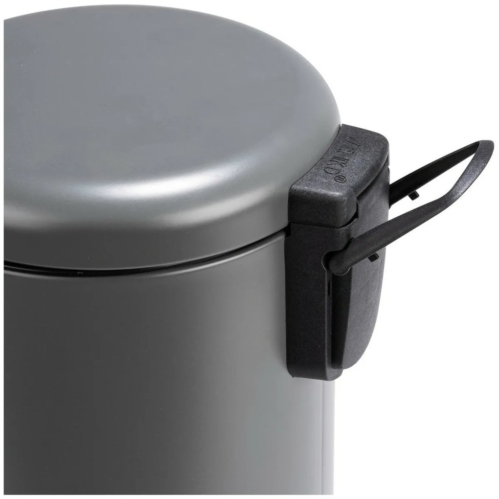Wenko Leman pedálos szemetes 3 l, szürke, 3 l
