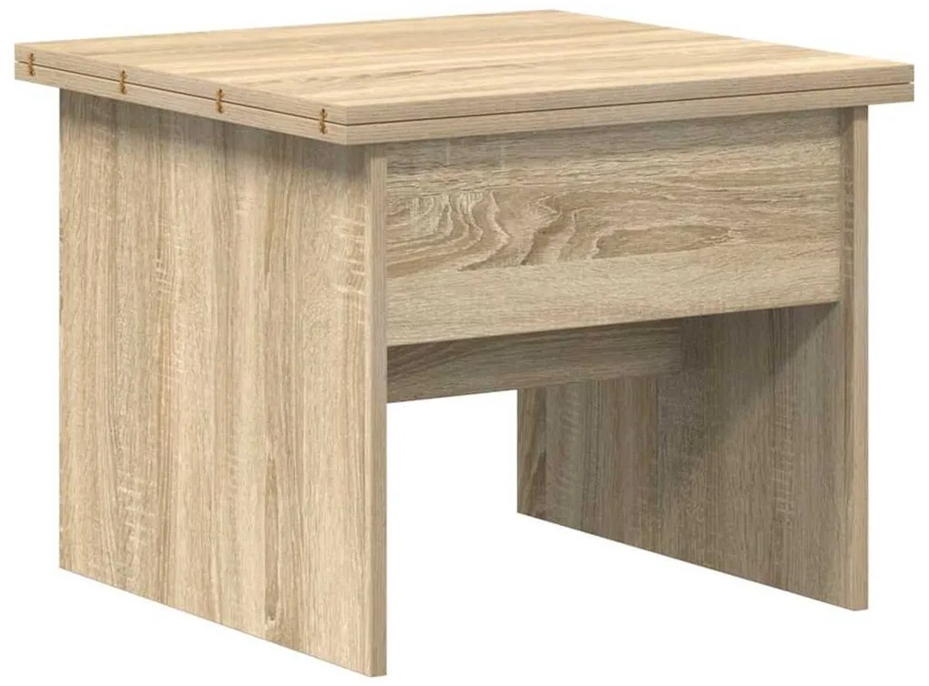 vidaXL Dohányzóasztal Sonoma tölgy 55 x 54,5 x 45 cm Faanyag