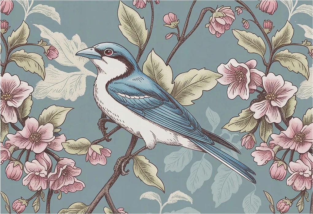 Fotótapéta Flizelina Dekoratív az irodába Tavaszi harmónia 152x104 Ragasztó