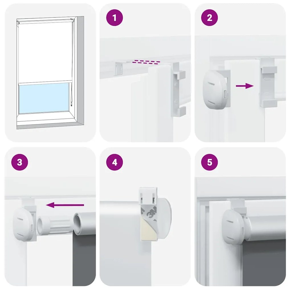 redőny Blackout 95x175 cm Szövetszélesség 90,7 cm poliészter