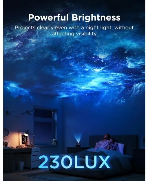 Govee - Galaxy Light Projector 2 Pro Matter Wi‑Fi hangszóróval