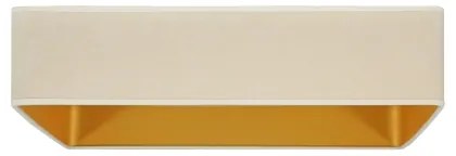 Brilagi-LED Dimmelhető VELVET SQUARE lámpatest LED/36W/230V Wi‑Fi Tuya + távvezérlő, krémszínű