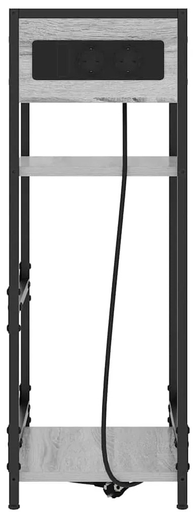 Éjjeliszekrény fiókkal Szürke sonoma 40 x 27 x 76 cm Faanyag