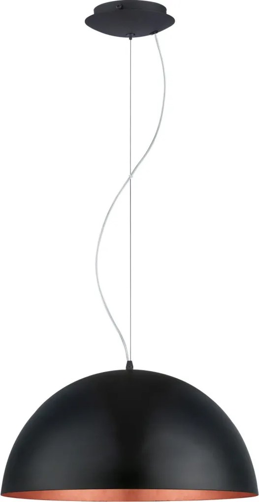 EGLO 94938 GAETANO Modern Függesztett Lámpa Fekete, Réz E27 IP20