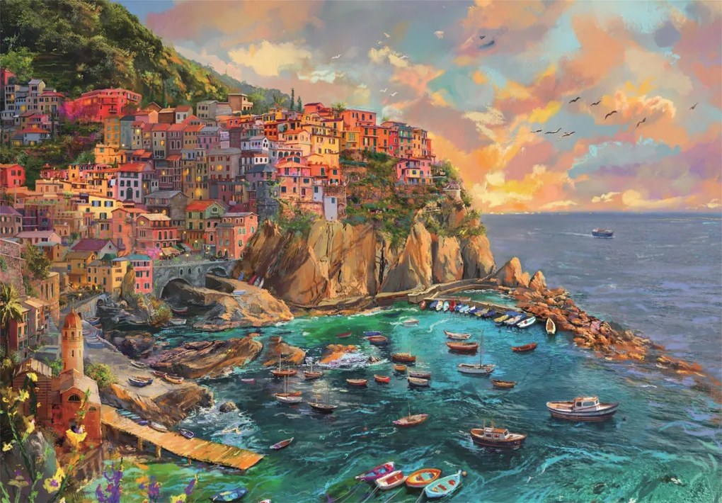 Olaszország Manarola 2000 db-os puzzle Clementoni