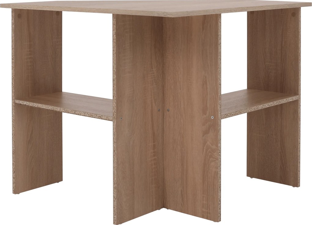 PC asztal, sarok, tölgy sonoma, RONY NEW