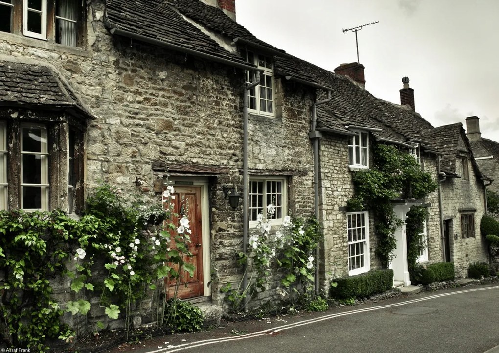 Poszter 29,7x21cm Régi kőház, Assaf Frank