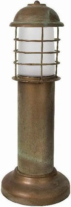 NOVOLUX 667B-G05X1A-33 ISEO Modern Kültéri Állólámpa Antik Sárgaréz, Fehér E27 IP44