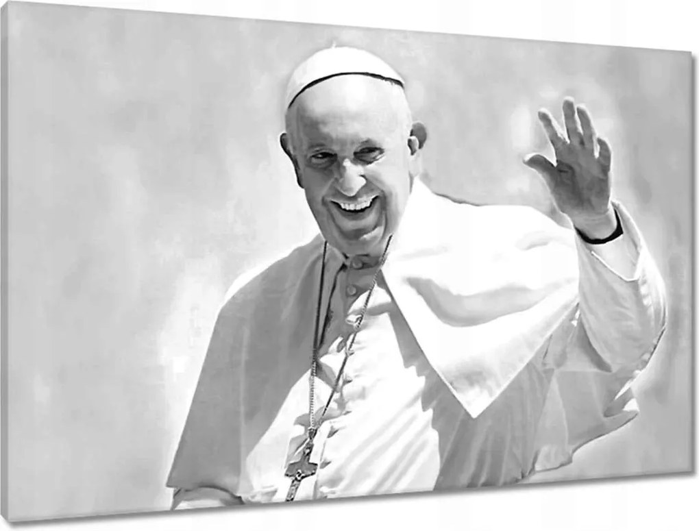 Vászonkép 90x60 Ferenc pápa