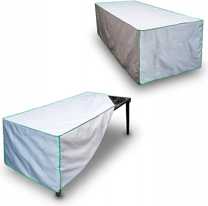 Kerti védőhuzat kerti asztalhoz 190 x 90 x 75 cm szürke