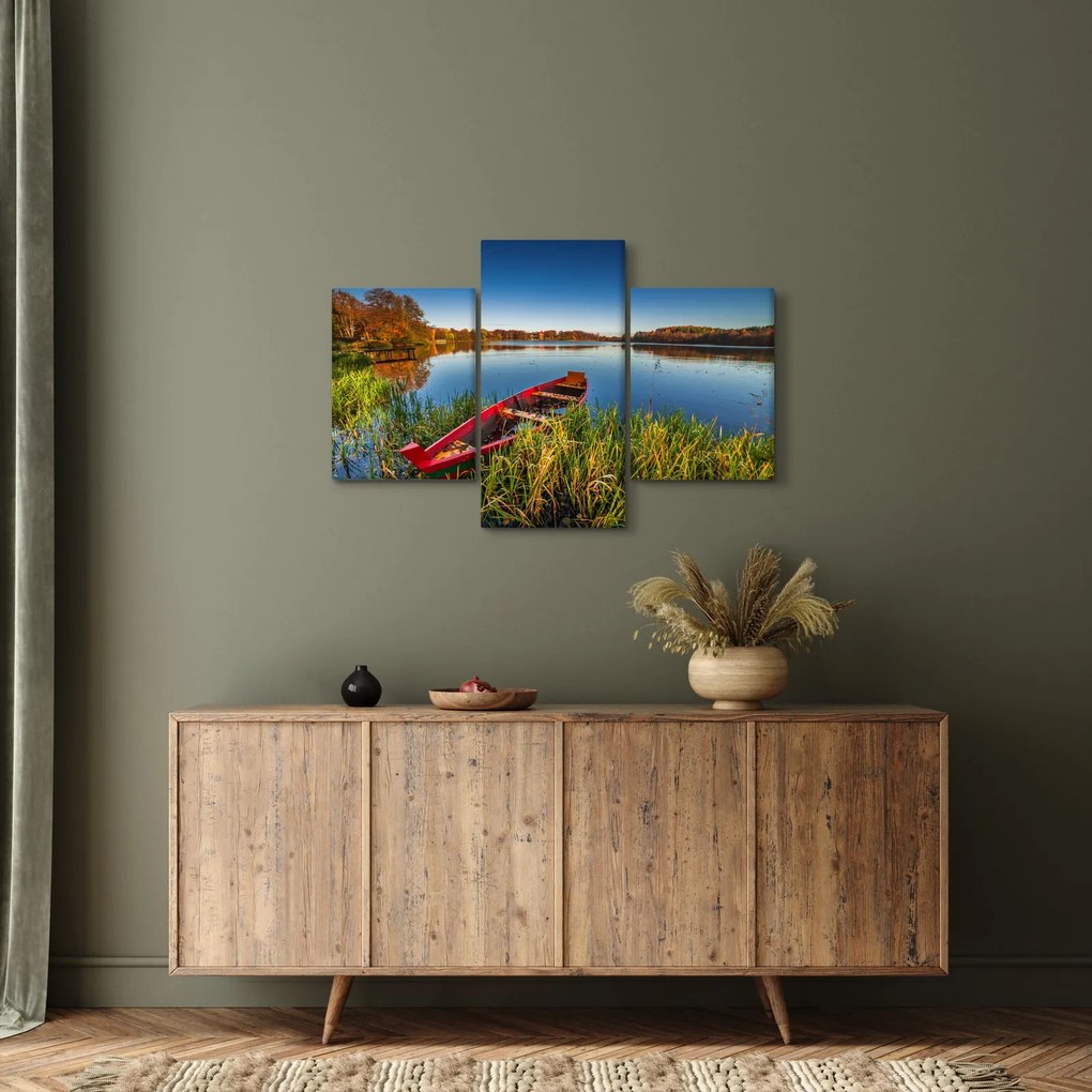 Egy piros pont képe (90x60 cm)