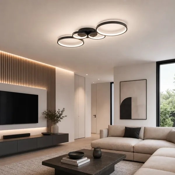 BRILAGI - LED mennyezeti lámpatest ECHO LED/40W/230V 4000K 32x90 cm fekete