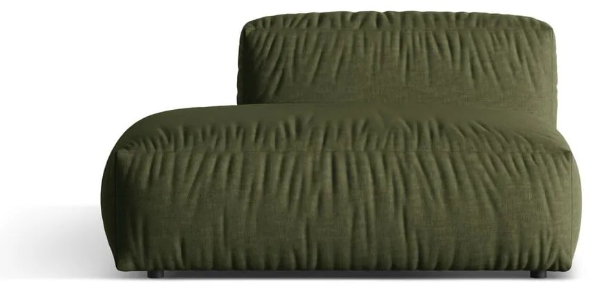 Zöld kanapé modul (bal oldali) Martina – Micadoni Home