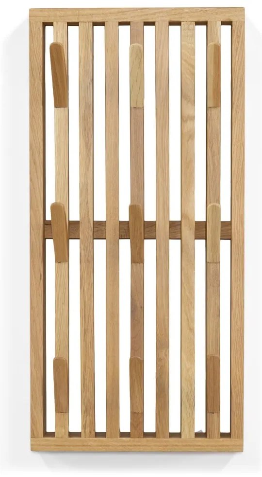Natúr színű tölgyfa fali fogas Parco – Spinder Design