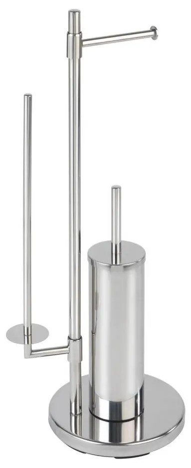 WENKO 22512100 - UNIVERSALO NEO WC-kefe 30x73 cm rozsdamentes acél/ezüstszínű