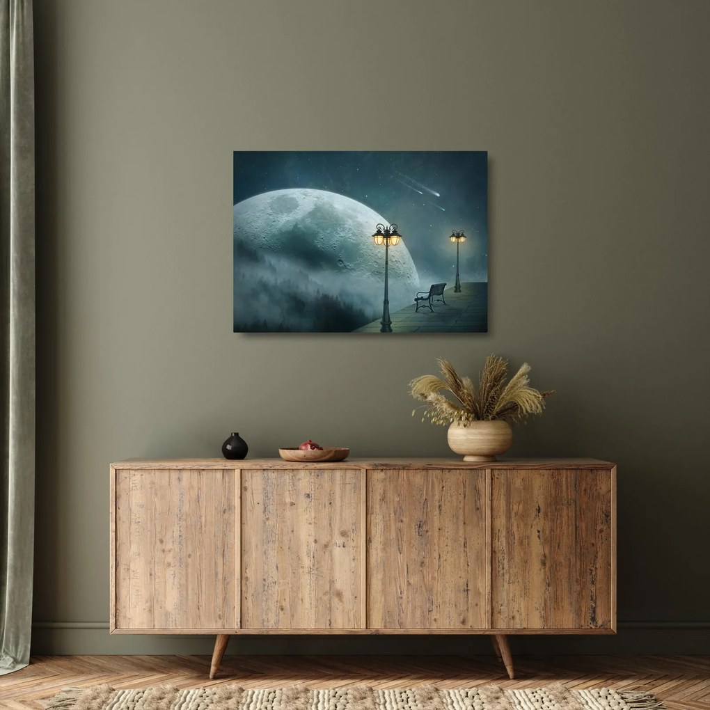 Kép - Az ég elérhető közelségben (üvegen) (70x50 cm)