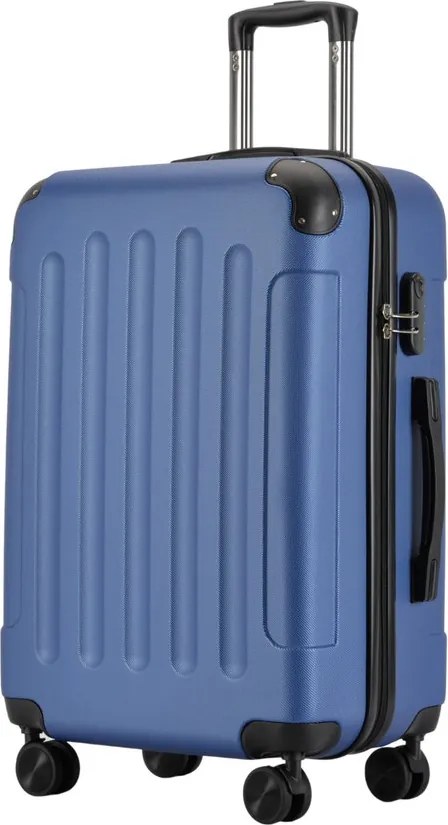 BONTOUR VERTICAL 4 Kerekes Közepes Bőrönd 66x44,5x27cm, M méretű, kék